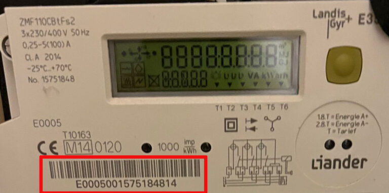 Slimme metercode - Energie Zuinig Thuis